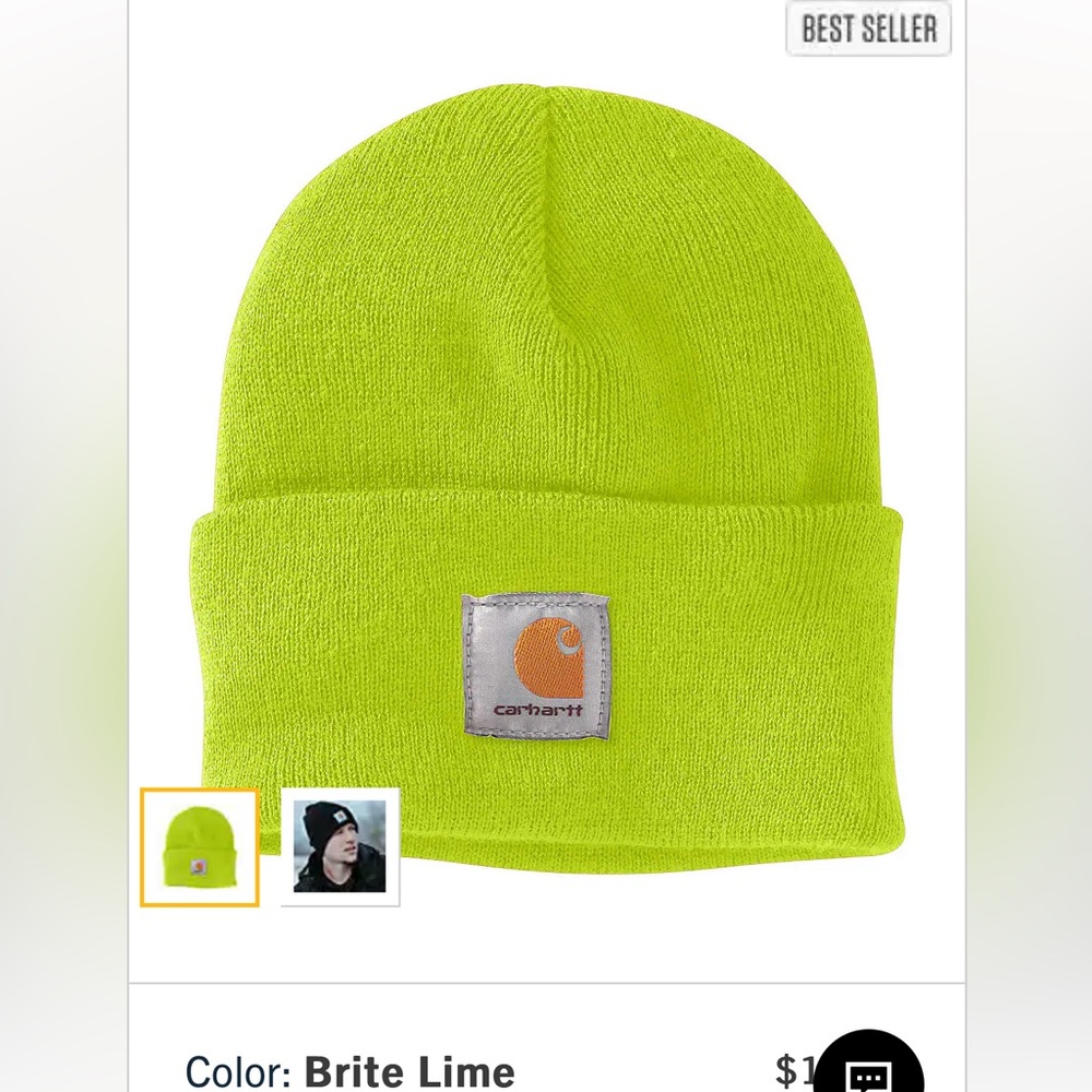 Carhartt knitted cuffed beanie